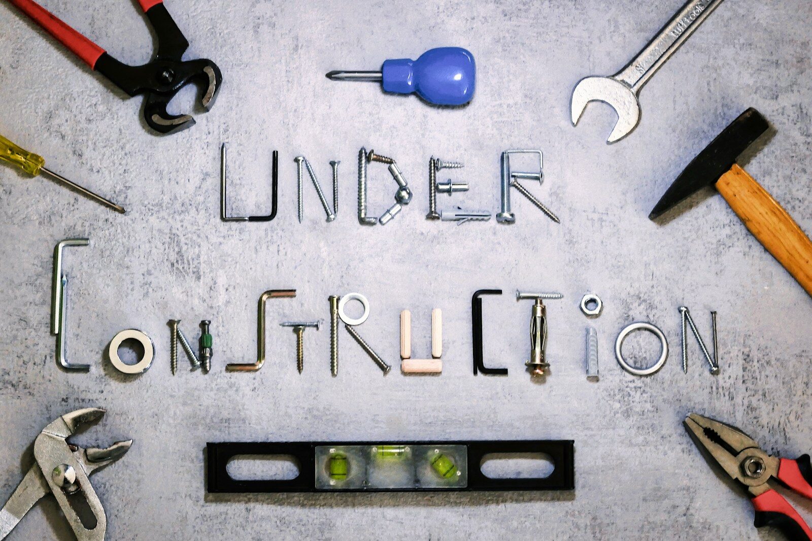 Assorted tools and hardware spell
